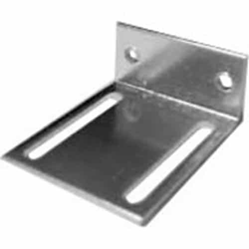 Metal bracket on a white background