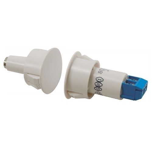 GRI 8585-T-W 3/4" Steel Door Recessed Switch Set, Standard Gap, White 10 pack
