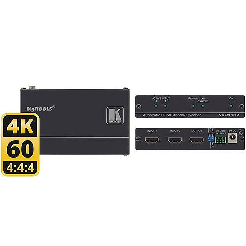 HDMI switcher with 'DigiTOOLS' branding on a white background