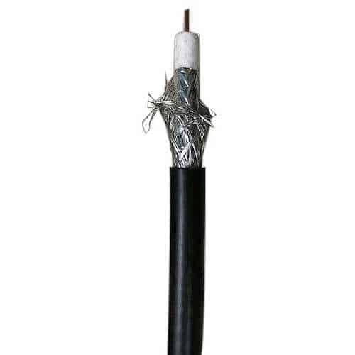 ADI RN-7002108 RG6 Dual-Shielded CATV, Non-Plenum 18AWG CCS, 1000' Pull Box, Black