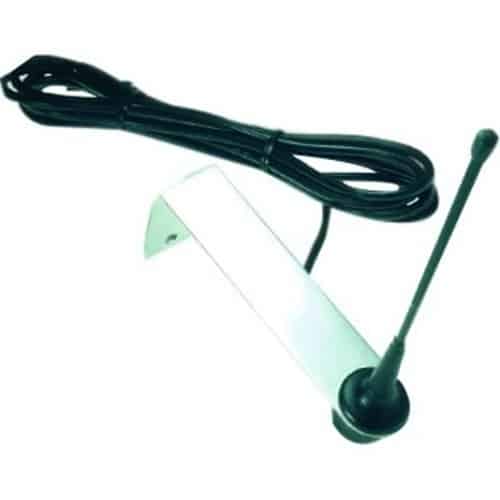 An external antenna kit designed for signal boosting, laid out against a plain white background