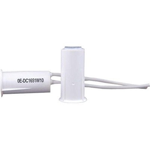 White magnetic sensors on a white background