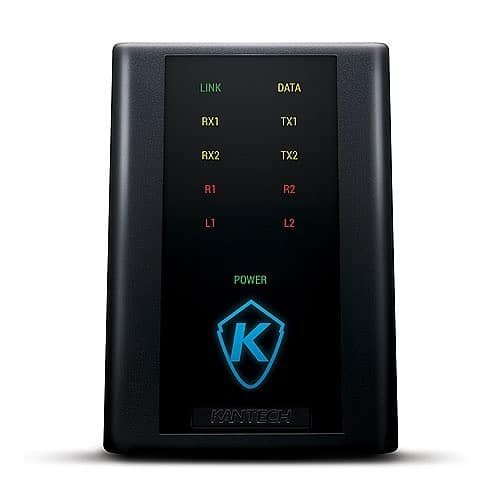 Kantech EK-1M Access Control Expansion Kit, 4-Piece, (1) KT-1-M Controller, (1) KT-PTC1640UG Transformer, (1) KT-PS4085 12V DC Power Supply, (1) KT-BATT-12 Battery