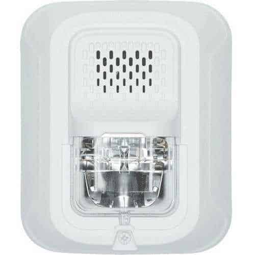 System Sensor CHSWL L-Series Selectable Output Chime Strobe, Wall Mount white