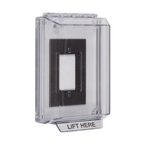 Safety Technology International, Inc. STI-14300NC Universal Stopper Low Profile Housing with Backplate