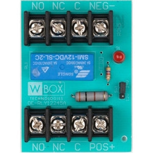 UltraTech 0E-RLY12245A 5A 220VAC/28VDC Relay Module, 12 or 24V DC