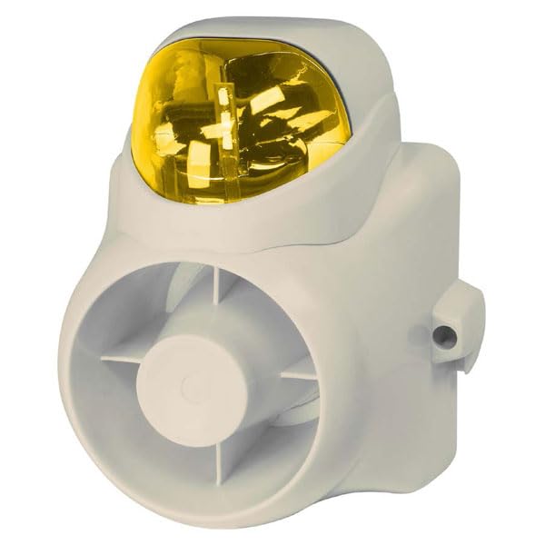 ADI PRO 0E-OUTDSIRSA Indoor/Outdoor Self Contained 120dB Siren/Strobe, Amber