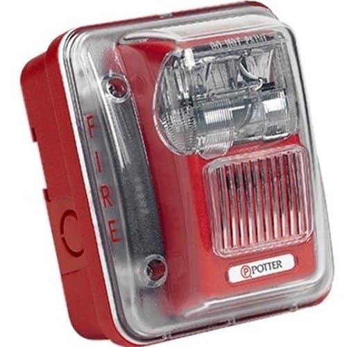 Potter S-24-WP 75 Candela Outdoor Strobe includes Standard, Off-White-Plain