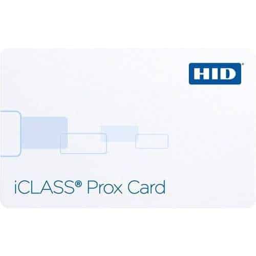 HID iCLASS 2k + Prox 2120BGGMNM Composite Card 100PK