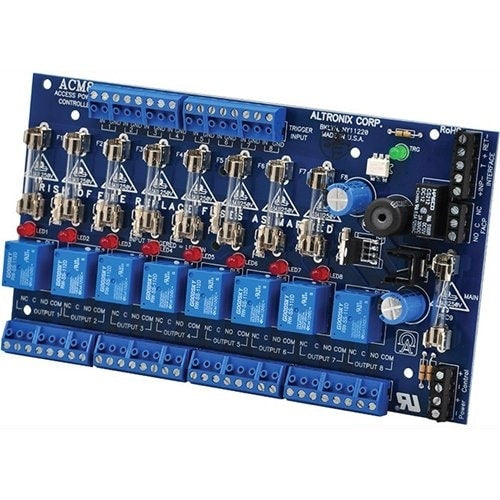 Acms8 Altronix ACM8 Access Power Controller Board – Fire and Safety Plus