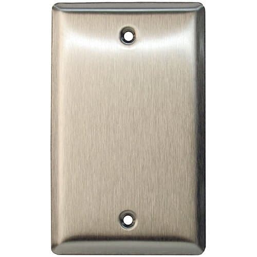 Camden CM-34CP Single Gang Stainless Steel Cover Plate