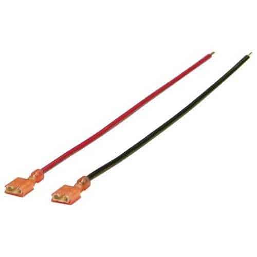 Altronix BL2 Battery Leads, 8 inch, 18AWG, Pair, RedAnd Black
