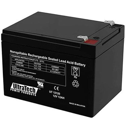 UltraTech IM-12120 12V 12AH Sealed Lead Acid Battery