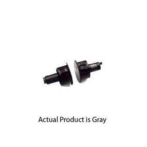 GRI 199-12-G 1" Steel Door Recessed Switch Set, Standard Gap, 5W, 175VDC, 0.25 Amp, DPDT, X 2, Gray