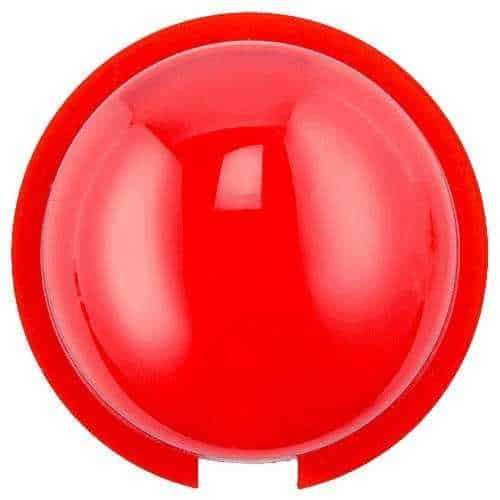 System Sensor LENS-RC SpectrAlert Advance Lens for Indoor or Outdoor Ceiling Mount Strobes, Red