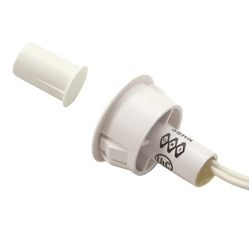 GRI 130T-12-W  3/4" Switch 3/8" Magnet Recessed Switch Set, White 10 pack
