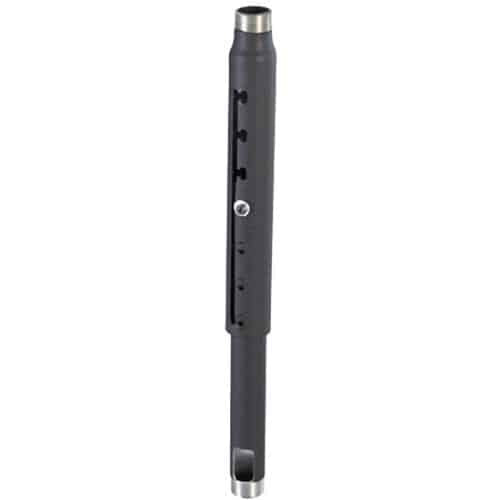 Chief CMS0608 Speed-Connect 6-8' Adjustable Extension Column, 1.5" NPT on Both Ends, TAA Compliant, Black