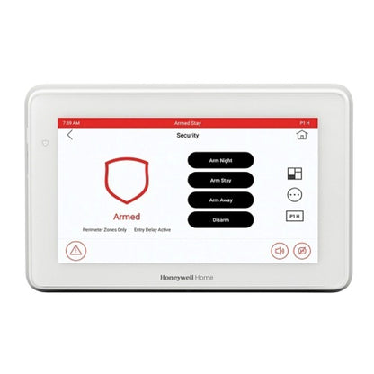 Intrusion Honeywell 6290W Touch Center 7" Color Wireless Touchscreen Keypad Alarm