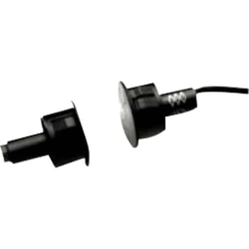 GRI 180-12WG 3/4" Steel Door Recessed Switch Set, Wide Gap, 10W, 200VDC, 0.40A, Closed Loop, N/O, A, and UL 10C Fire Rated, Gray