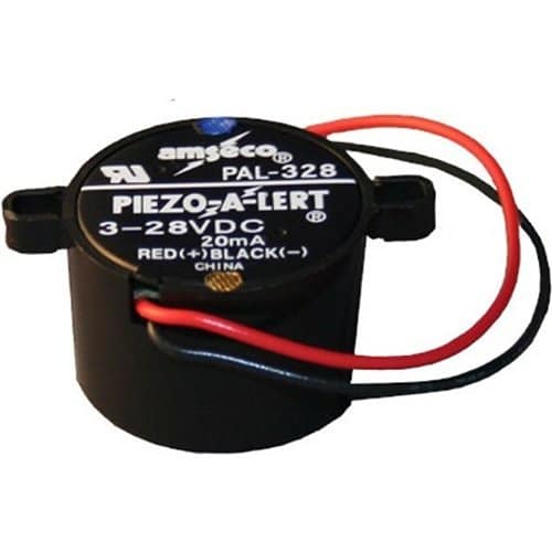 Potter PAL-328N Electronic Piezo Alert Buzzer with Nut, 20-Pack