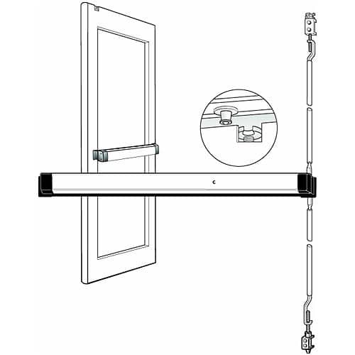 Adams Rite 8611-36 8600 Series Narrow Stile Exit Device