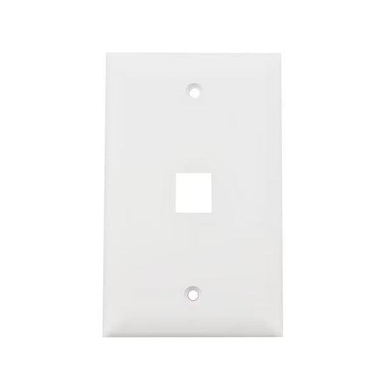 Legrand On-Q 1-Gang, 1-Port Wall Plate, White