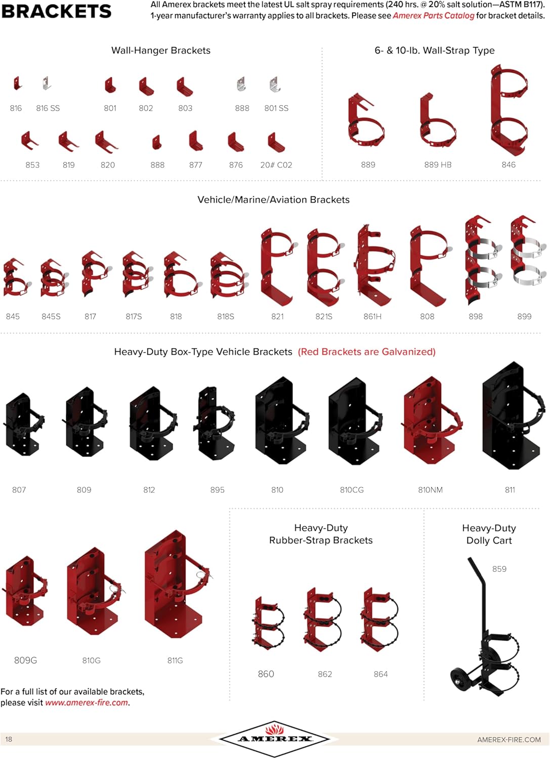 Amerex B500 5lb ABC Dry Chemical Fire Extinguisher