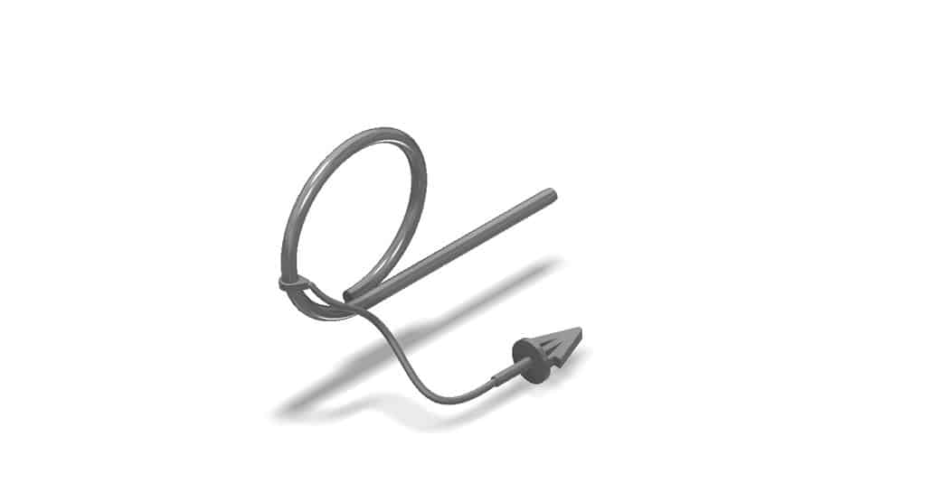 Amerex 13888-P012 PULL PIN & CHAIN ASY LG SS pack of 12