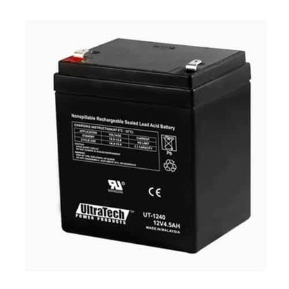 UltraTech UT1240/1250 F1 12V 5 Ah Sealed Lead Acid Alarm Battery UT-1250