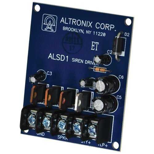 Altronix ALSD1 Dual-Channel Siren Driver