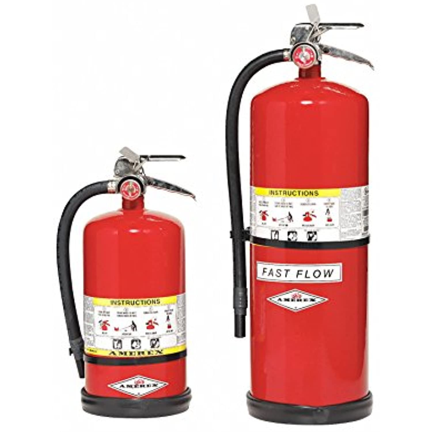 Amerex 594 Fire Extinguisher ABC Dry Chemical, 13-1/5 lb. High Flow image 0