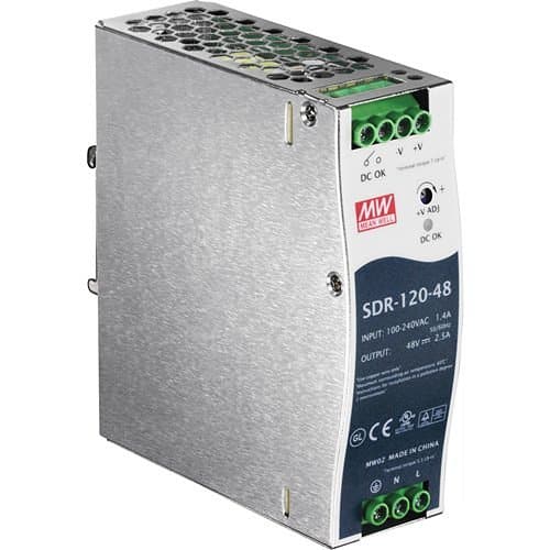 TRENDnet TI-S12048 120W Single Output Industrial DIN-Rail Power Supply