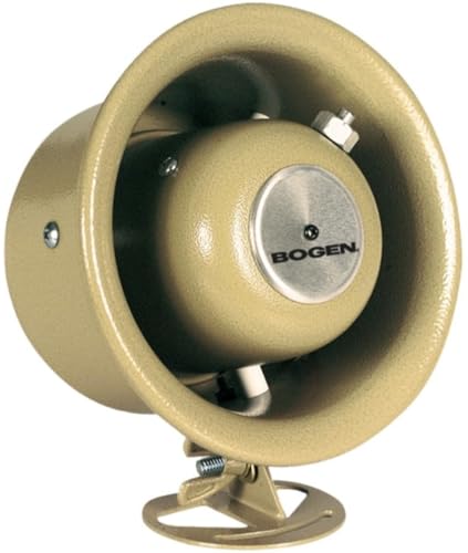 Bogen SPT5A 7.5W Reflex Horn Loudspeaker for 25V and 70V Amplifiers, Mocha