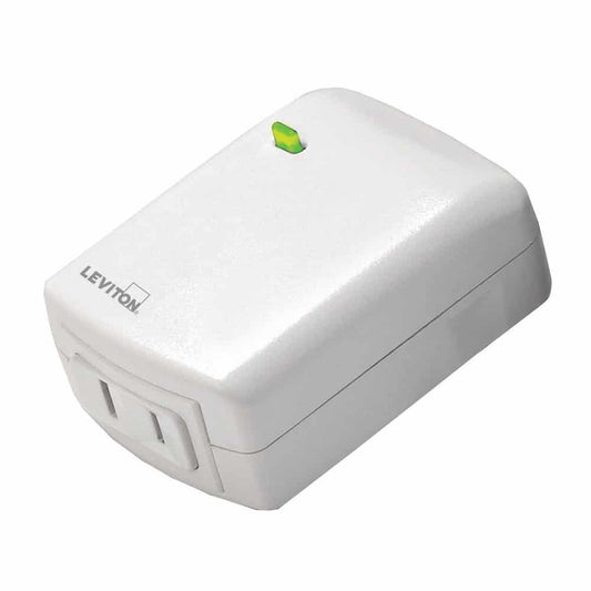 Leviton DZPD3-2BW Decora Smart Plug-in Dimmer with Z-Wave Plus Technology, White, Works with Alexa