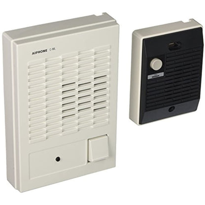 Aiphone C-123L/A ChimeCom Door Answering Intercom System Set, 2-Piece, Includes C-D Door Station, C-ML/A Master Station