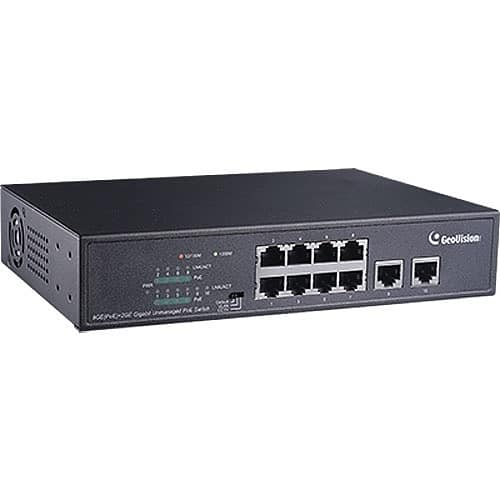 GeoVision GV-APOE0810 10-Port Unmanaged PoE Switch