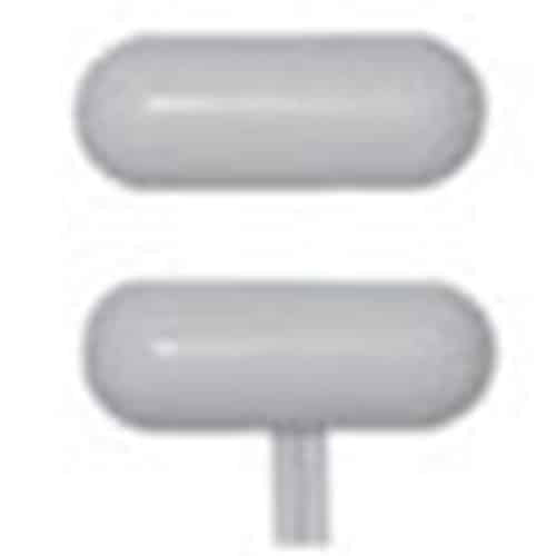 GRI 700CL-12-W 1" Capped Miniature Surface Mount Switch Set, 3/4" Standard Gap, 10W, 160VDC, 0.40 Amp, Closed Loop, N/O, A, White