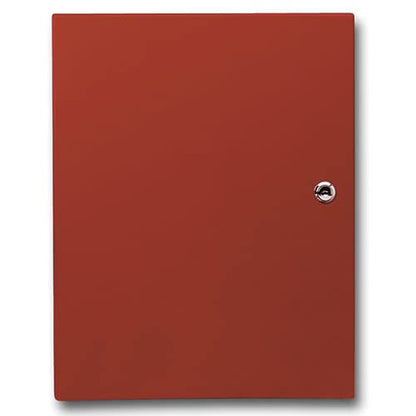 Honeywell Home V32FBPT VISTA Partitioned Light Commercial Fire and Burglary Alarm Control Panel in Large Red Cabinet with External Transformer