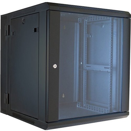 VMP ERWEN-12E 19" Hinged Wall Equipment Rack Enclosure, 12U RMS