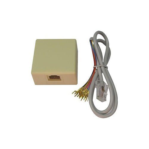 ADI PRO 0E-RJ31XSET3 Surface Mount RJ31X Jack and RJ45 2' Cable with Spades (Replaced 0E-RJ31XSET2)