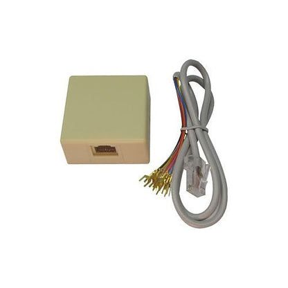 ADI PRO 0E-RJ31XSET3 Surface Mount RJ31X Jack and RJ45 2' Cable with Spades (Replaced 0E-RJ31XSET2)