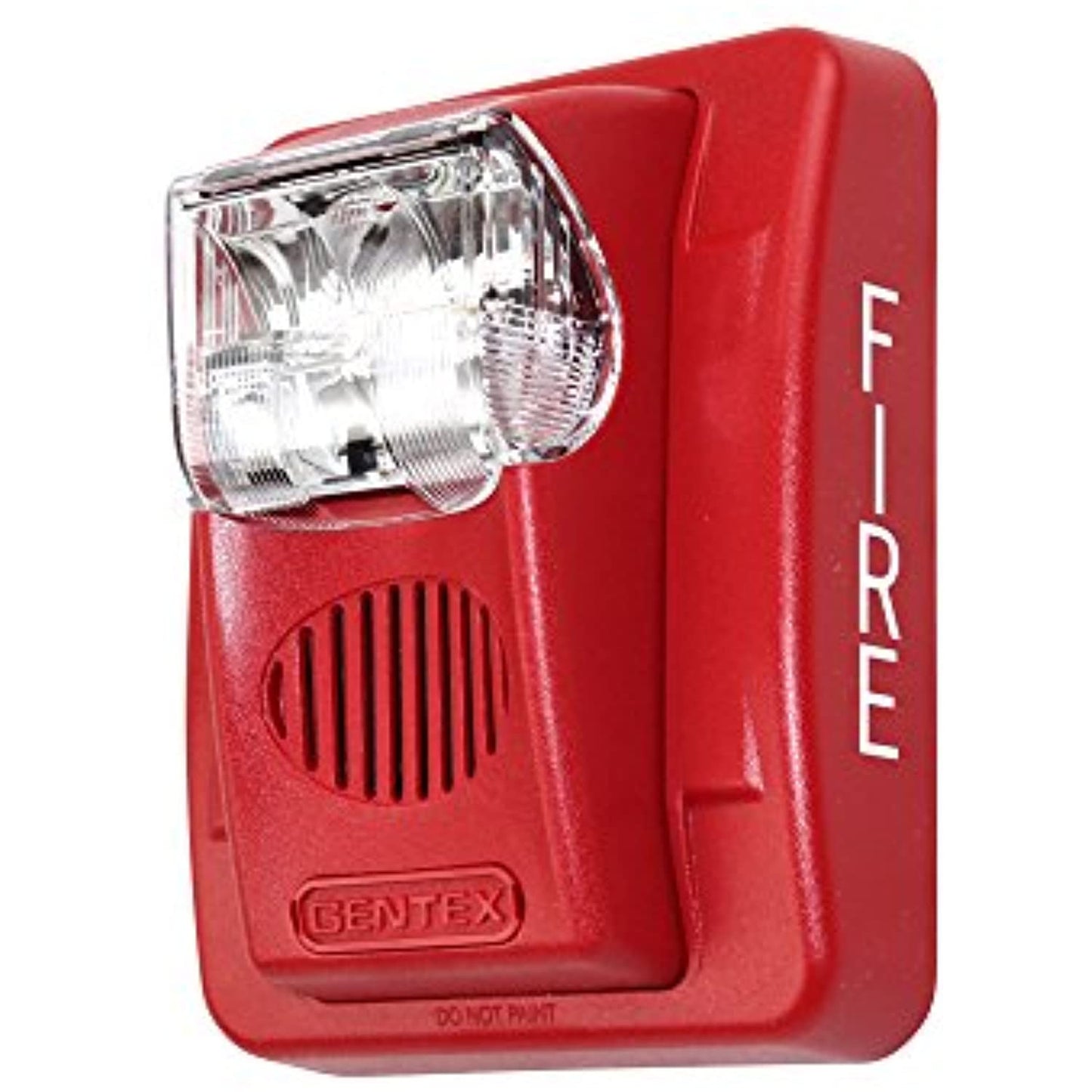 Gentex GEC3-24WR Commander Series Selectable Candela Evacuation Horn Strobe, 24VDC, Red