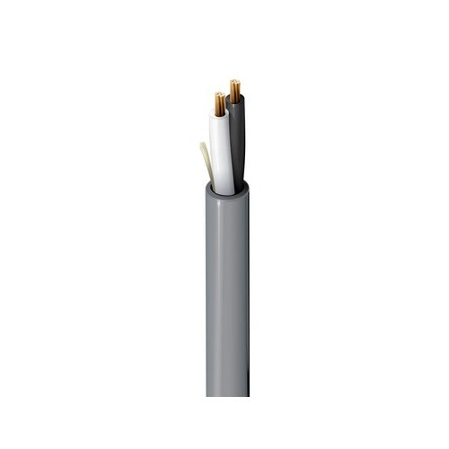 Belden 6100UE 010Z1000 14/2 Stranded Security and Commercial Audio Cable, Plenum, BC, CL2P, Flamarrest, 1000' (304.8m) ReelTuff Box, Black