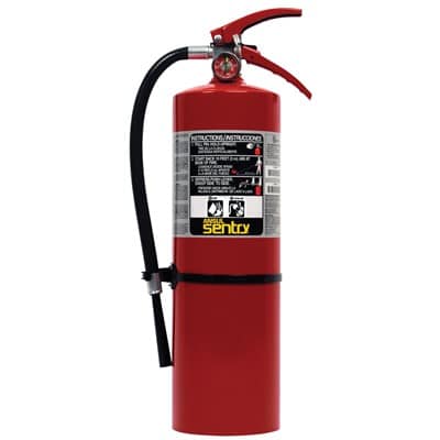 SENTRY Dry Chemical Hand Portable Extinguishers, Class ABC, 5 lb Cap. Wt. image 0