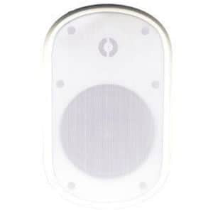 Speco SPCE6OW 6.5" Indoor/Outdoor Wall-Mount Speaker, White
