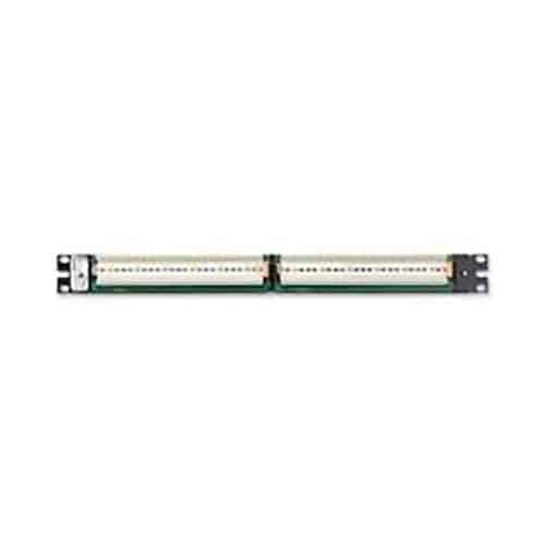 Belden AX103258 Patch Panel, 24-Port, CAT5e HD110, RU, Black