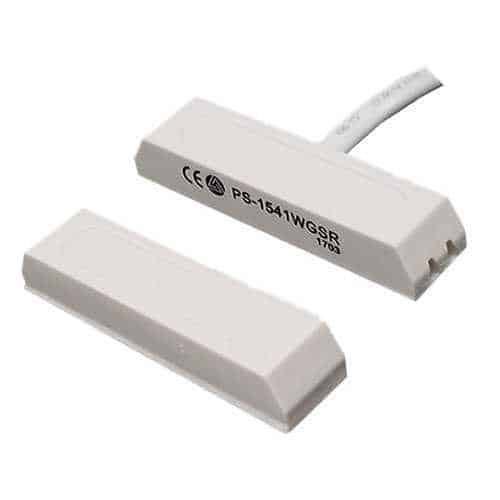 AI NEXT PS-1541WGT AI NEXT PS-1541WG 1" Gap Surface Mount Magnetic Contact with 18"Wire Leads, Self-Adhesive, 1/2"L 3/8"D 9/32"H, Light Brown
