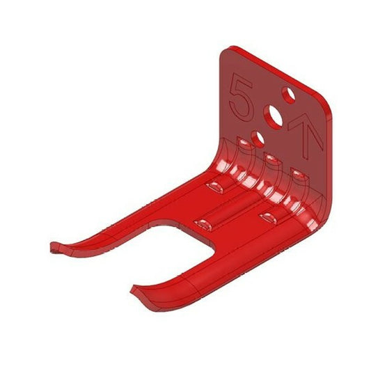 Fire Extinguisher Wall Bracket, Universal For all Extinguishers with Valve Body Slots image 1