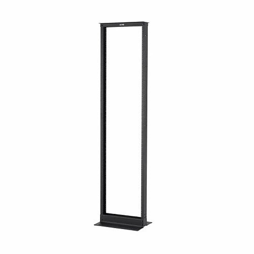 Black metal frame on a white background