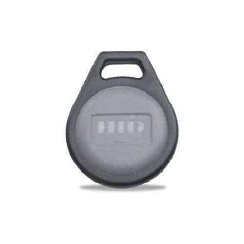 HID 5266PNNN Seos 8K Key Fob, SIO Programmed, No External ID Number, Black with Front HID Logo and Back Seos Logo (100 Pack)